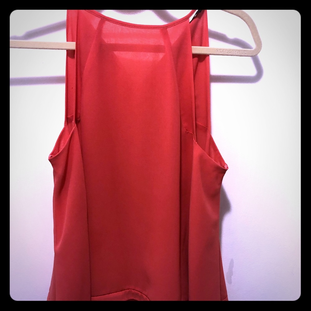 Zara Strappy Orange Top